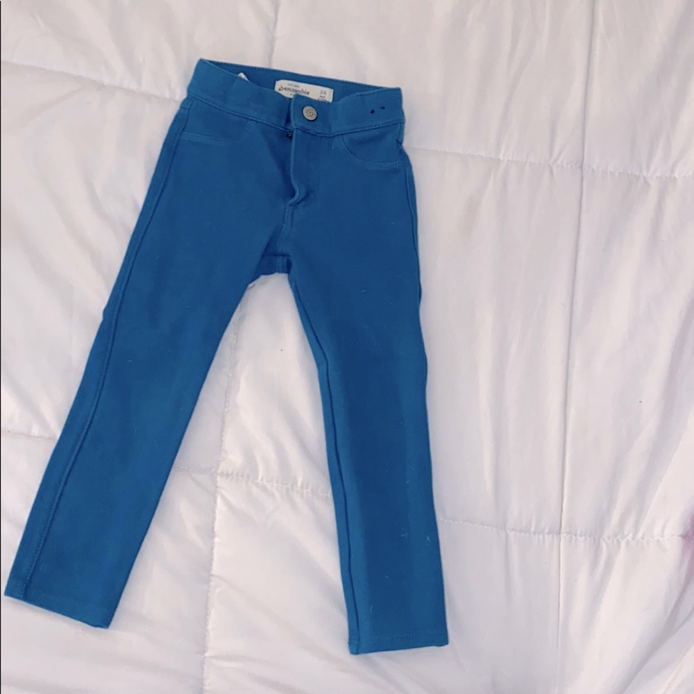 Teal stretch jeggings